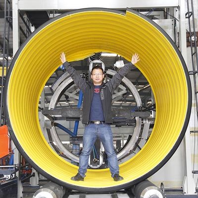 ASTM F2435 acanalados instalan tubos la cadena de producción estándar de ISO de 3000m m CSA
