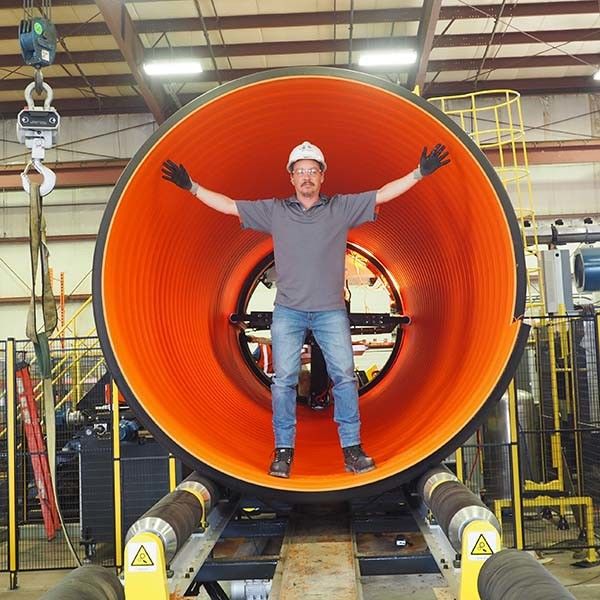 Línea acanalada alto Ring Stiffness SN8 SN20 3000m m de la protuberancia del tubo de las aguas residuales