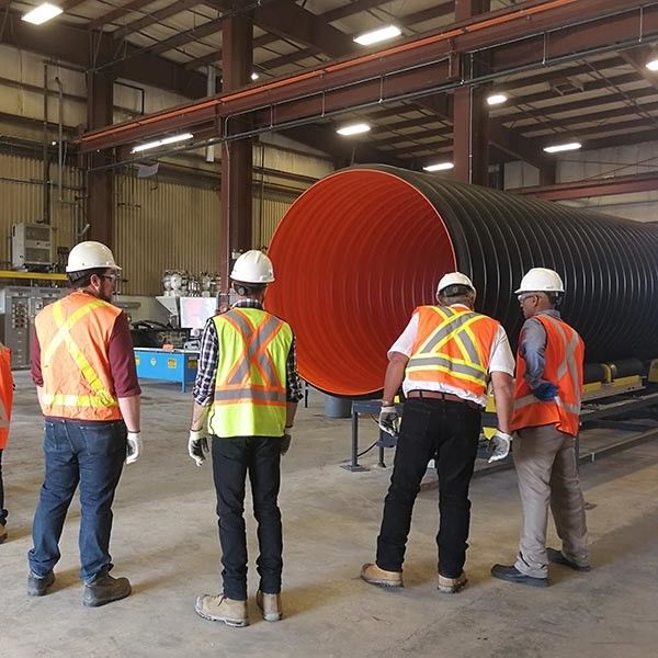 Cadena de producción acanalada del tubo del drenaje tubo que hace UL CSA de la máquina SN8 SN12.5 SN16