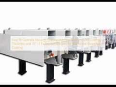 Máquina de recubrimiento al vacío fácil de operar con espesor de recubrimiento de 0.1-5μm y grado de vacío de 10^-3 Pa para recubrimiento por evaporación de aluminio